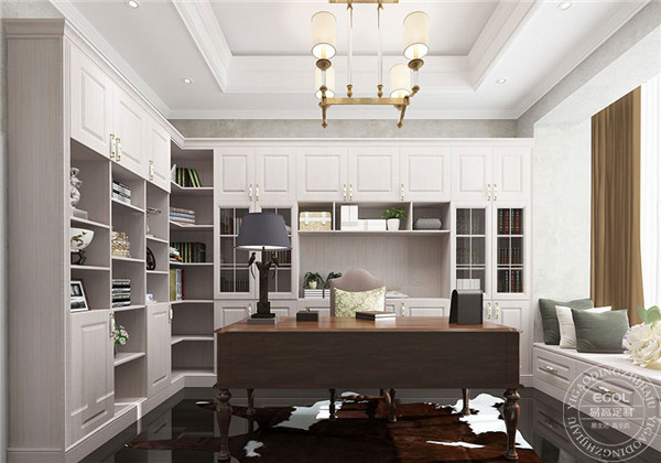 簡(jiǎn)歐書(shū)房&mdash;點(diǎn)到為止的精簡(jiǎn)美