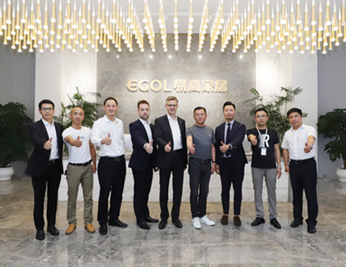 歡迎德國海蒂詩董事長安德雷亞斯·海蒂詩博士一行蒞臨易高總部參觀考察！